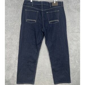 VTG Timberland Jeans Men's 42x32 *Fits 41x30* Dark Blue Relaxed Baggy Y2K‎